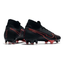 Zapatos Nike Mercurial Superfly 7 Elite DF FG -Negro Rojo_4.jpg